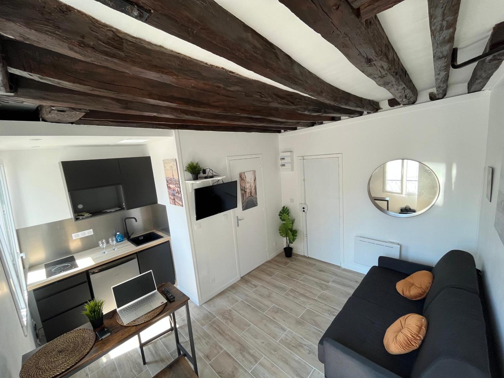 Charmant Studio Au Coeur Du Marais Paryż Zewnętrze zdjęcie